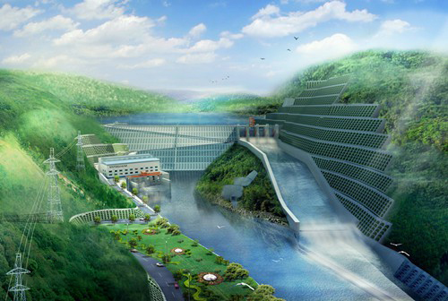 西城老挝南塔河1号水电站项目